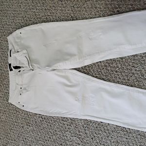 women's white jeans skinny size 18